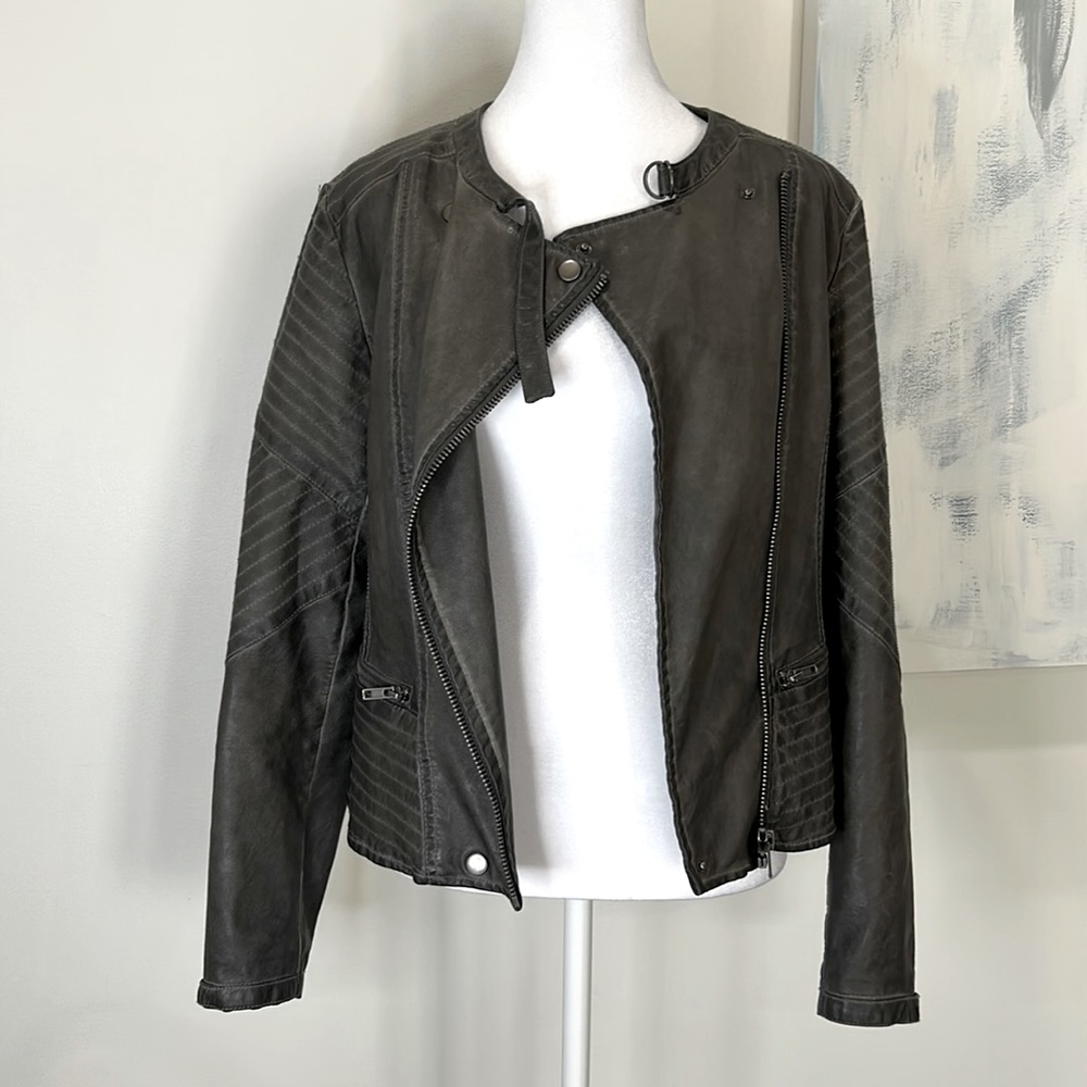 RD Style Motorcycle Jacket Gray | M